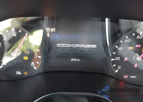 2025 Jeep Compass Sport 4X4 из США, поврежденный, VIN 3C4NJDANXST580349